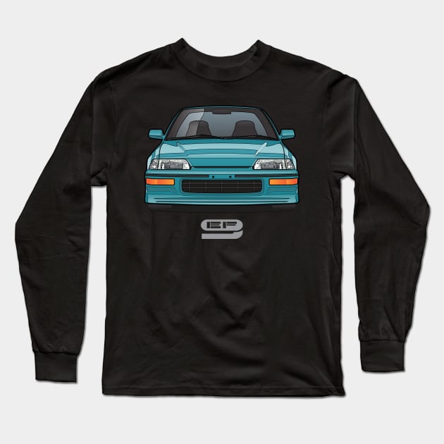 Aqua EF9 Long Sleeve T-Shirt by JRCustoms44